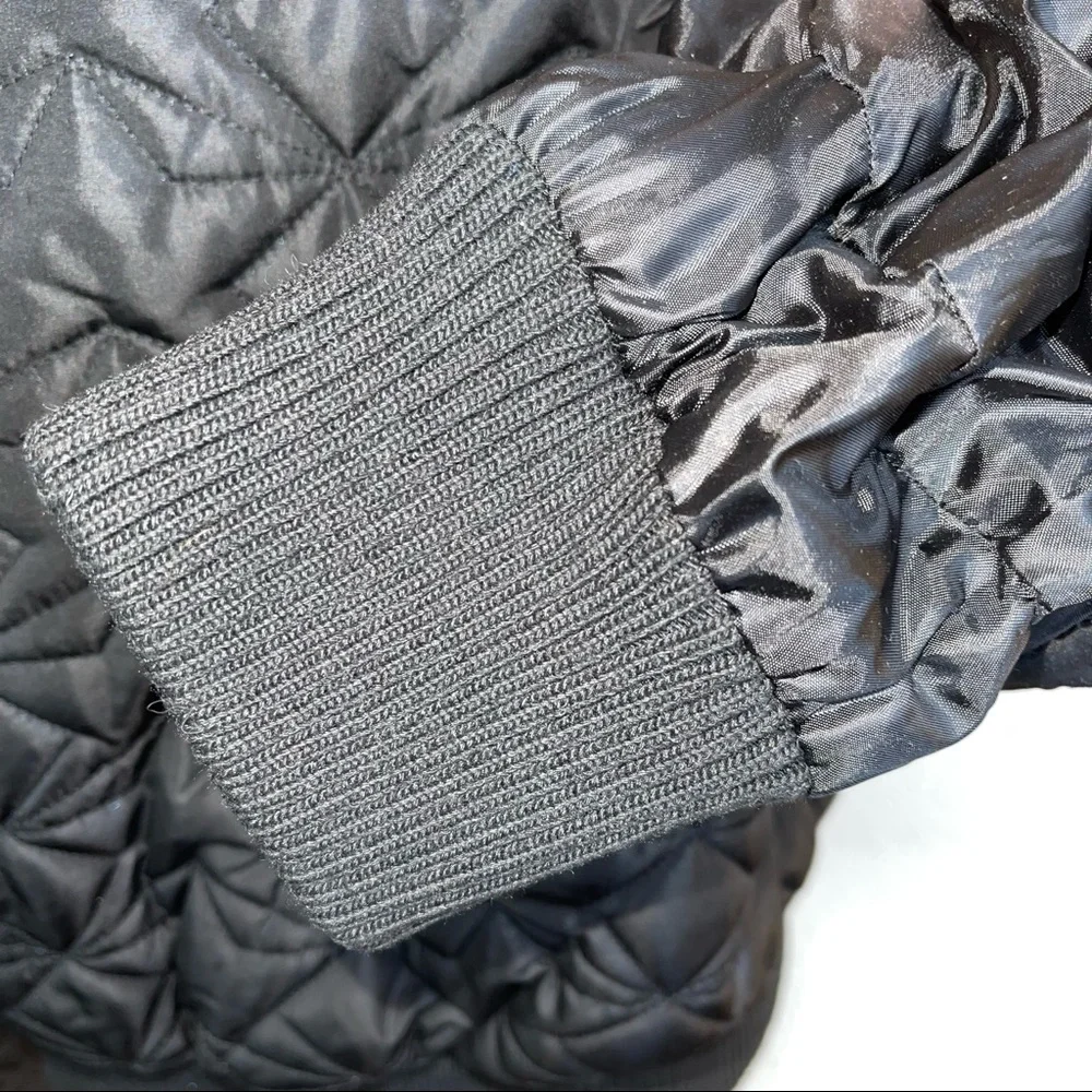 New York & Co Puffy Black Coat Size Jr Large - Picture 8 of 10